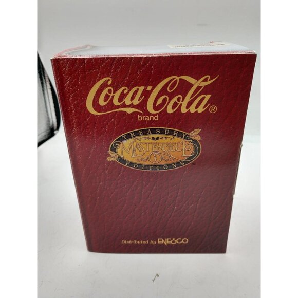 Coca-Cola Santa With Miniature Cooler Christmas Ornament Masterpiece Editions By - Picture 5 of 6